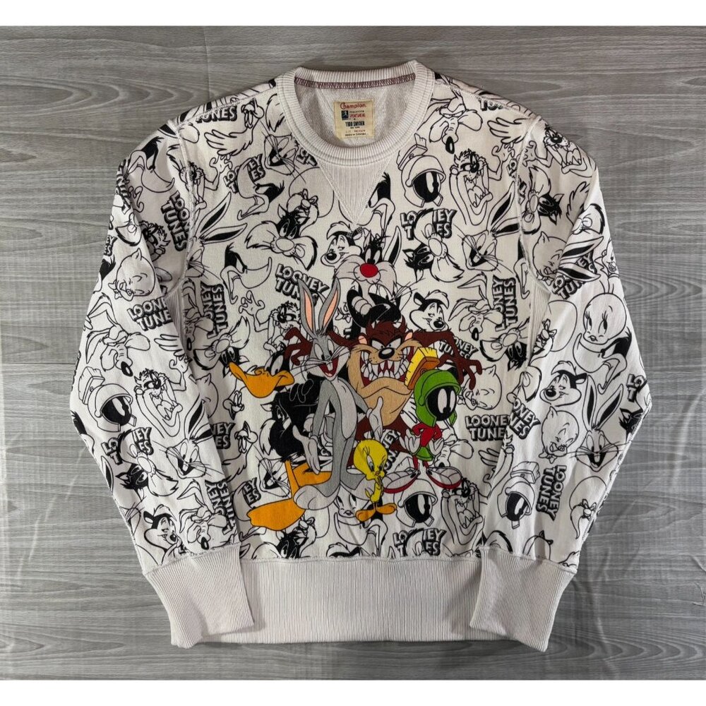 Champion x Todd Snyder Looney Tunes Sweatshirt size M made in Canada NWOT